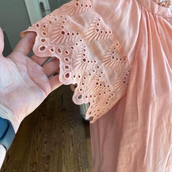 Who What Wear Dress Eyelet Sleeves With Pockets Size Medium Never Worn - Picture 2 of 6